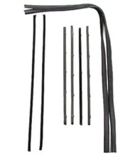 DOOR GLASS RUN CHANNEL WEATHERSTRIP WINDOW SEAL KIT 67-72 CHEVY TRUCK