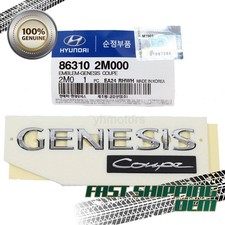 Genuine Hyundai Emblem Trunk Lid 863102m000 For 2010-2015 Genesis Coupe