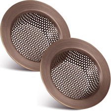 2 Pcs Sink Strainer Stainless Steel Kitchen Sink Drain Strainer Basket Cover ...