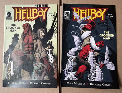 Dark Horse * HELLBOY The Crooked Man #1 & 2, BPRD The Warning #2 & FCBD Hellboy