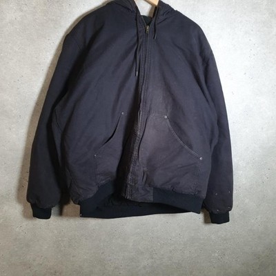 Vintage Brazos Work Force Workwear Active Bomberjacke Herren 2XL schwarz TA4781