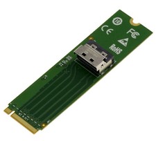 Gen 5.0 Adapter For M2 NVMe M Key To MCIO X4 PCIe 5.0
