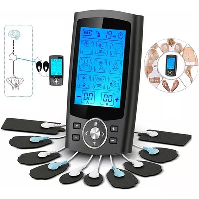 Insmart Tens Massager Rechargeable Muscle Stimulator Ems Dual Channel Electrode