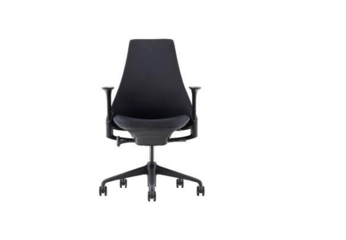 デスクチェア H384\" Herman Miller SAYL Chairs BK Amazon.com: Herman Miller Sayl Chair, Black Rhythm : Home & Kitchen