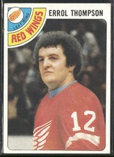 1978-79 Topps Errol Thompson #57 Detroit Red Wings