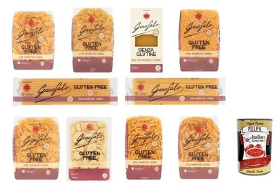 Garofalo Packet Pasta Senza Glutine Glutenfreie Noodles 10x400g+Polpa 400g
