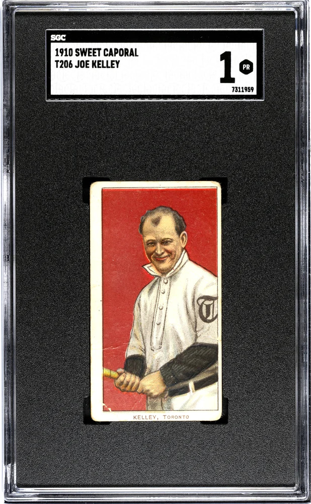 1910 Sweet Caporal (T206) Joe Kelley SGC 1
