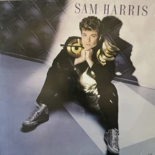 Sam Harris - Self Titled Debut Vinyl LP - 1984  Fair Condition - Motown 6103ML