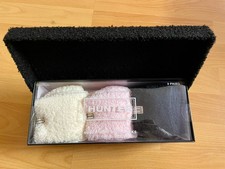 Hunter Super Soft Boot Socks 3 Pairs Shoes Size 4-10 New In Box