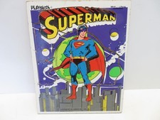 Vintage Playskool Wooden Puzzle Superman 1976