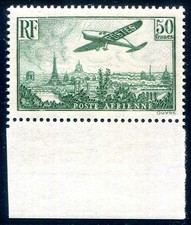 FRANCE 1936 311b ** MNH IMPECCABLE DARK GREEN AIRMAIL (H6625