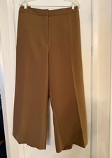 24W Worthington Brown Wide-Leg Dress Pants Women's Polyester Rayon Spandex