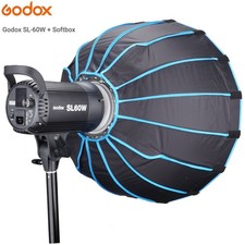 Godox SL60W 5600K Studio Continuous LED Video Light Lamp Bowens Mount Softbox