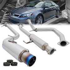 Megan Drift Spec Stainless Cbs Exhaust System Burnt Tip For 11-16 Scion Tc Megan Drift Spec Stainless Cbs Exhaust System Burnt Tip For 11-16 Scion Tc