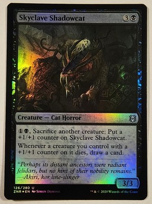 MTG - Skyclave Shadowcat - Foil - ZNR 126 - Zendikar Rising - U - LP