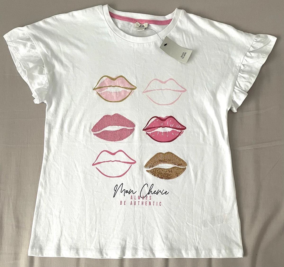 DESIGN - T-shirt décontracté à manches longues en tissu texturé