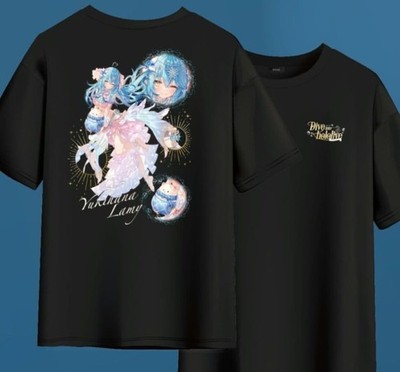 Hololive Yukihana Lamy T-shirts NEW OUEN CAFE Taiwan