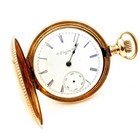 Antique 1900-1910 Elgin 6s 15J Double Hunter Pocket Watches Lot of 2 #WB5323-1 — photo 7