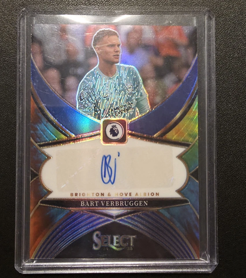 2024-25 Panini Select Bart Verbruggen Auto /25 Tie-Dye, Brighton & Hove Albion - Image 4 of 4