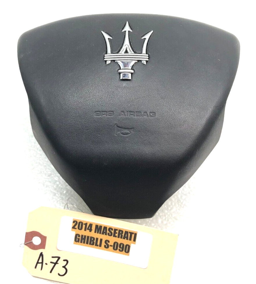 2014-2023 MASERATI GHIBLI QUATTROPORTE LEFT DRIVER STEERING WHEEL AIRBAG OEM.