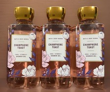 3 Bath  Body Works Champagne Toast Body Wash Shower Gel 10 fl oz