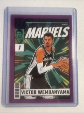 2024-25 Panini Donruss - Net Marvels Victor Wembanyama #21 Press Proof Purple