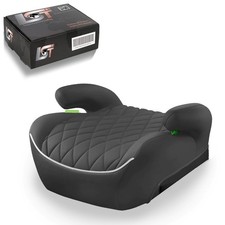 Kindersitz Sitzerhöhung Auto Sitz Polster Anthrazit für Kinder 125-150 cm R129