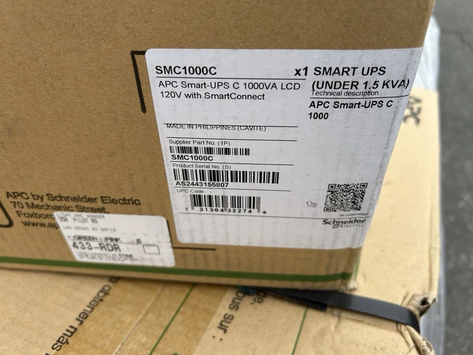 APC SMART SMC1000C UPS C 1000 VA LCD 120 V with SmartConnect new in box - Image 4 of 4