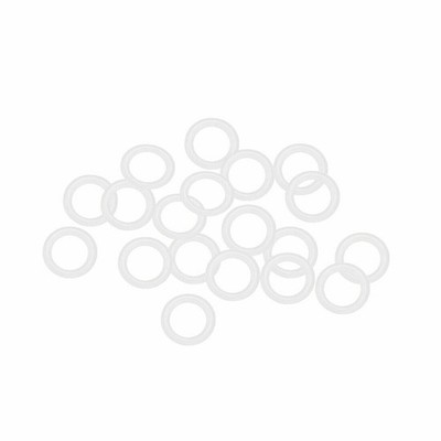 Silicone O-Rings 9.5mm OD, 6.5mm ID, 1.5mm Width, Seal Gasket White 20Pcs  KD #z