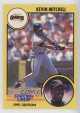 1991 Starting Lineup Cards Kevin Mitchell 0b5