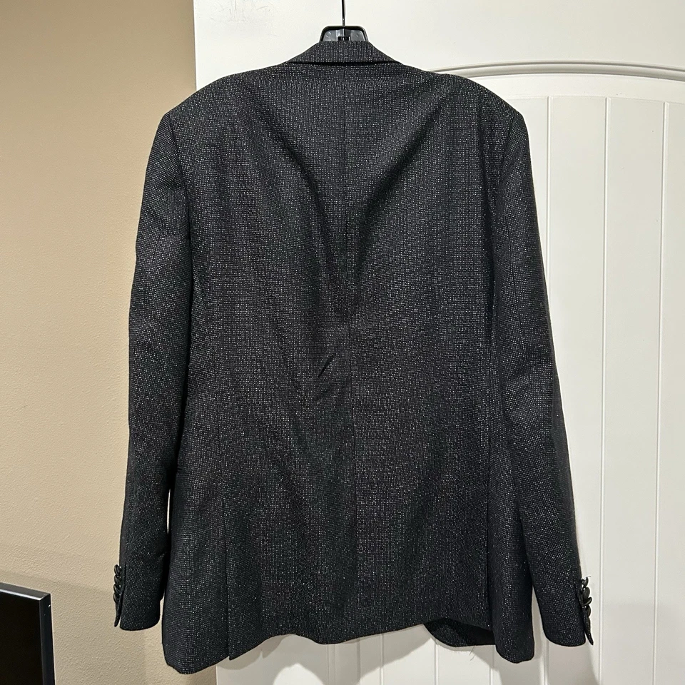 John Varvatos Mens Sport Jacket Size 38 R 38R  Blend Blazer - Image 2 of 4