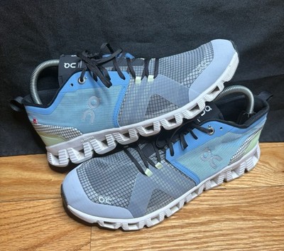 On Cloud X Shift Shoes Athletic Niagara/White Translucent Monomesh Womens Sz 9.5