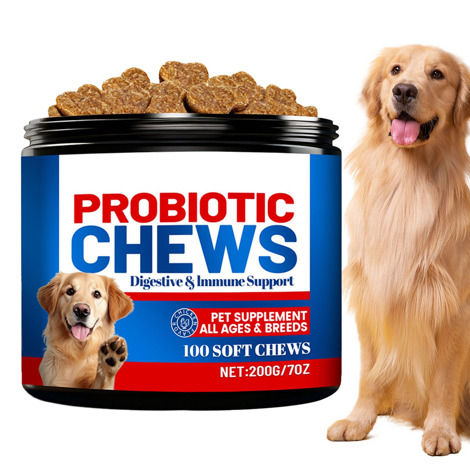 Dog Wellness Bites 200g Healthy Treats Natural Skin Care Digestive Care