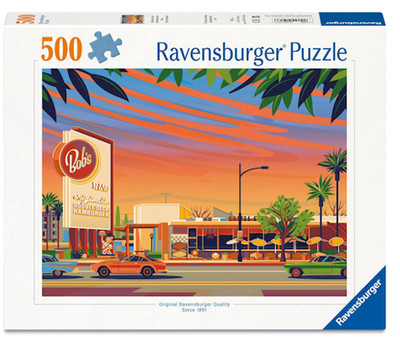 RAVENSBURGER 500 PIECE PUZZLE AMERICAN DINER *PRE ORDER* 2026 RELEASES 7-31-26!!