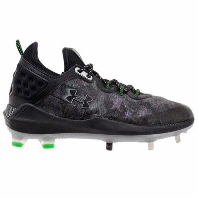 Under Armour UA Harper 8 Low ST Mens Baseball Cleats Metal, Black, Pick Size