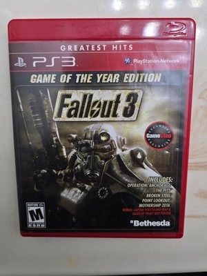 Fallout 3 Game of the Year Edition Greatest Hits PS3 M NTSC-U/C Manual