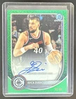 Ivica Zubac 2025 Bowman #BCA-IZ Green Mojo Refractor Chrome Auto /99