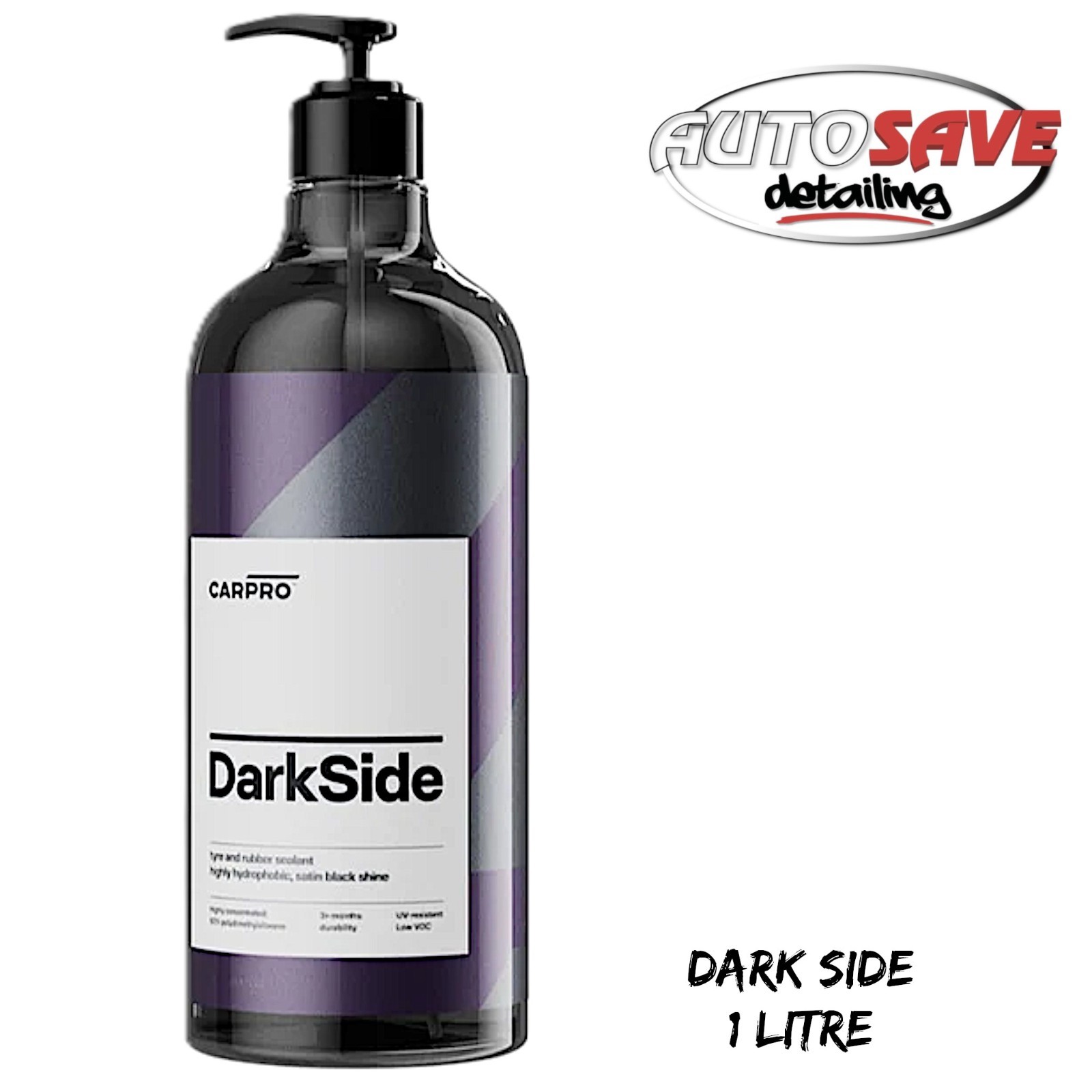 CarPro - DarkSide |1 Litre |Highly Concentrated Tyre And Rubber Sealant