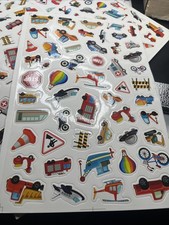 Transportation Foam Stickers Bulk Self-Adhesive Truck Construction Stickers Car