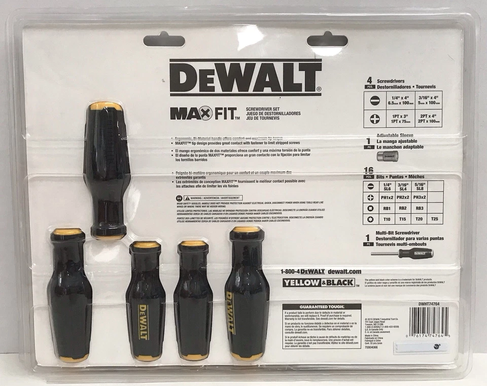 Dewalt DWHT74764 Max Fit 22pc Scree Driver Set NEW Sealed - Image 2 of 2