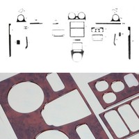Innenraum Dekor Cockpit FüR VW Caddy 2003-2010 Wurzelholz Optik 21Tlg