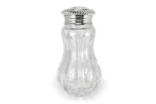 Puderzuckerstreuer 925 Silber Bleikristall BRORS 14422