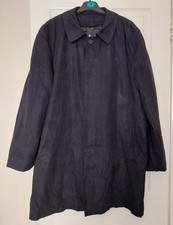 Trench cappotto vintage London Fog nero taglia grande/fodera rimovibile regolare