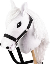 Hobby Horse Bianco, Set Cavezza E Redini, Cavallo Lipizzano A3, Testa Di Cavallo