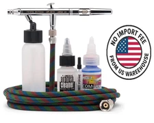 Iwata Eclipse HP-BCS Airbrush Kit ELC-2001 Dual Action Spray Gun Set !!!