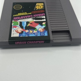 Urban Champion NES CIB Five Screw Box Intact Hang Tab Tested Protective Case
