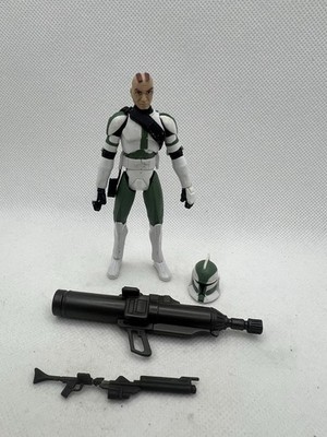 2009 STAR WARS CLONE WARS COMMANDER GREE CW09 Incomplete