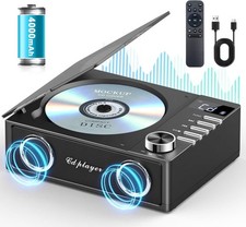 Portable CD Player with Bluetooth 5.3, 4000mAh Rechargeable CD Music Player with