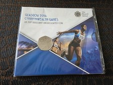 2014 Royal Mint Glasgow Commonwealth Games 50p Fifty Pence Coin Pack Sealed
