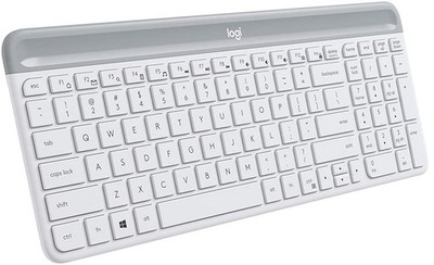 Logitech K470 Slim Wireless Keyboard White (/RT6-15409-K470-MP